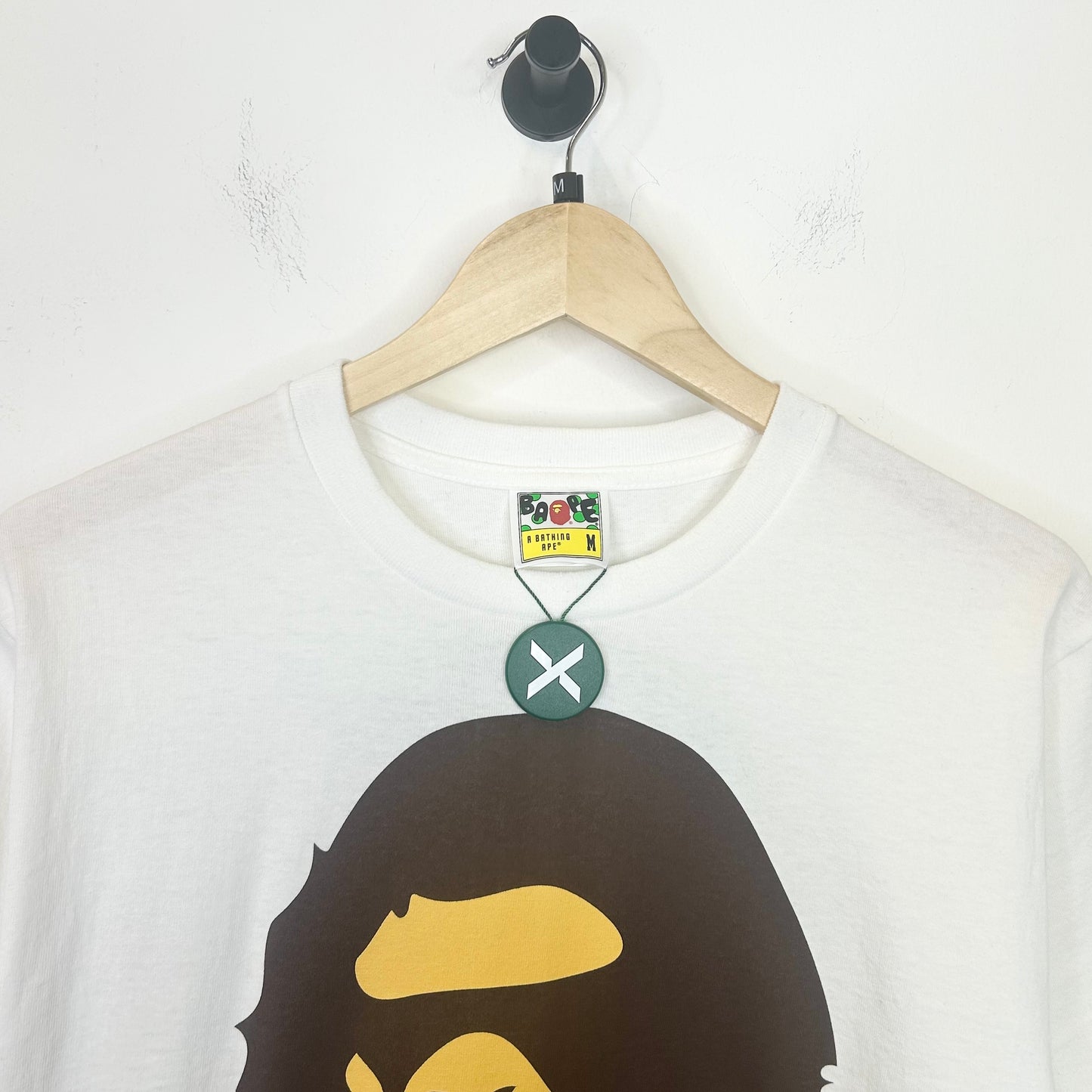 BAPE BIG HEAD WHITE TEE