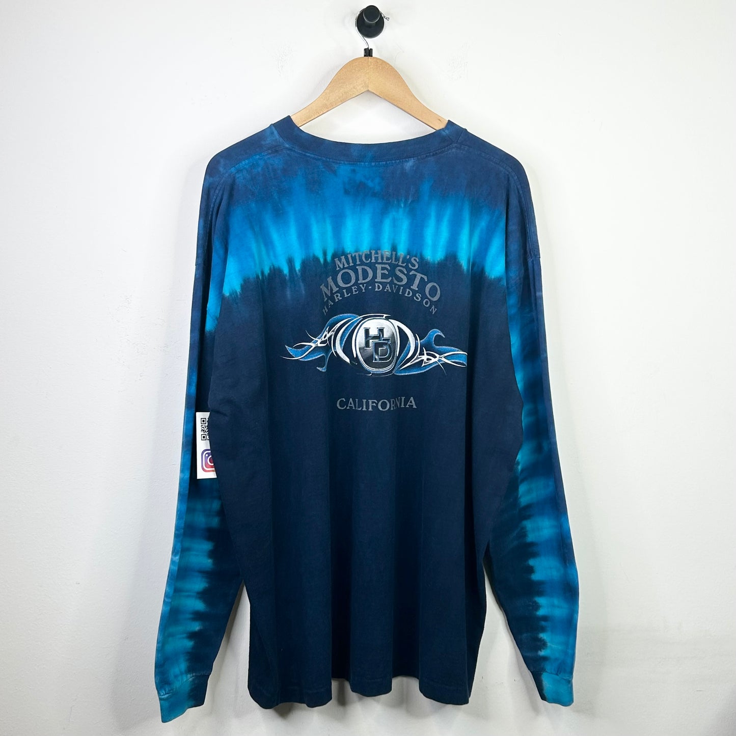 HARLEY DAVIDSON CALIFONIA BLUE TYE DYE