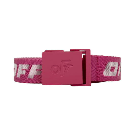 OFF-WHITE PINK INDUSTRIAL BELT