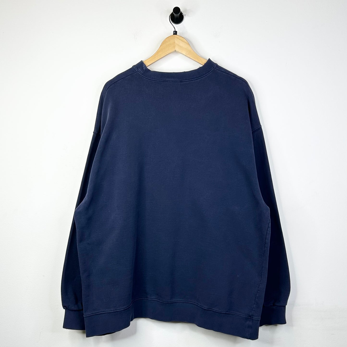 MICHIGAN LOGO ATHLETIC NAVY CREWNECK