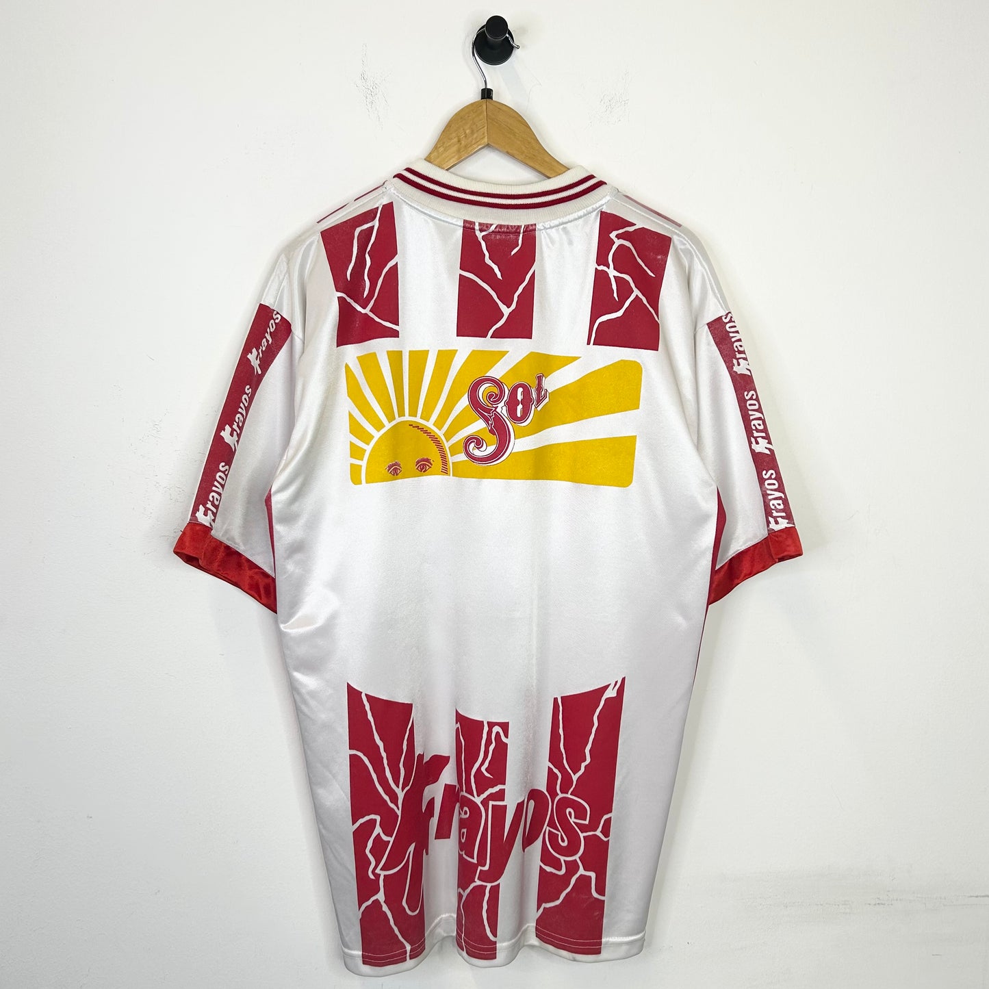NECAXA SOCCER JERSEY RED AND WHITE