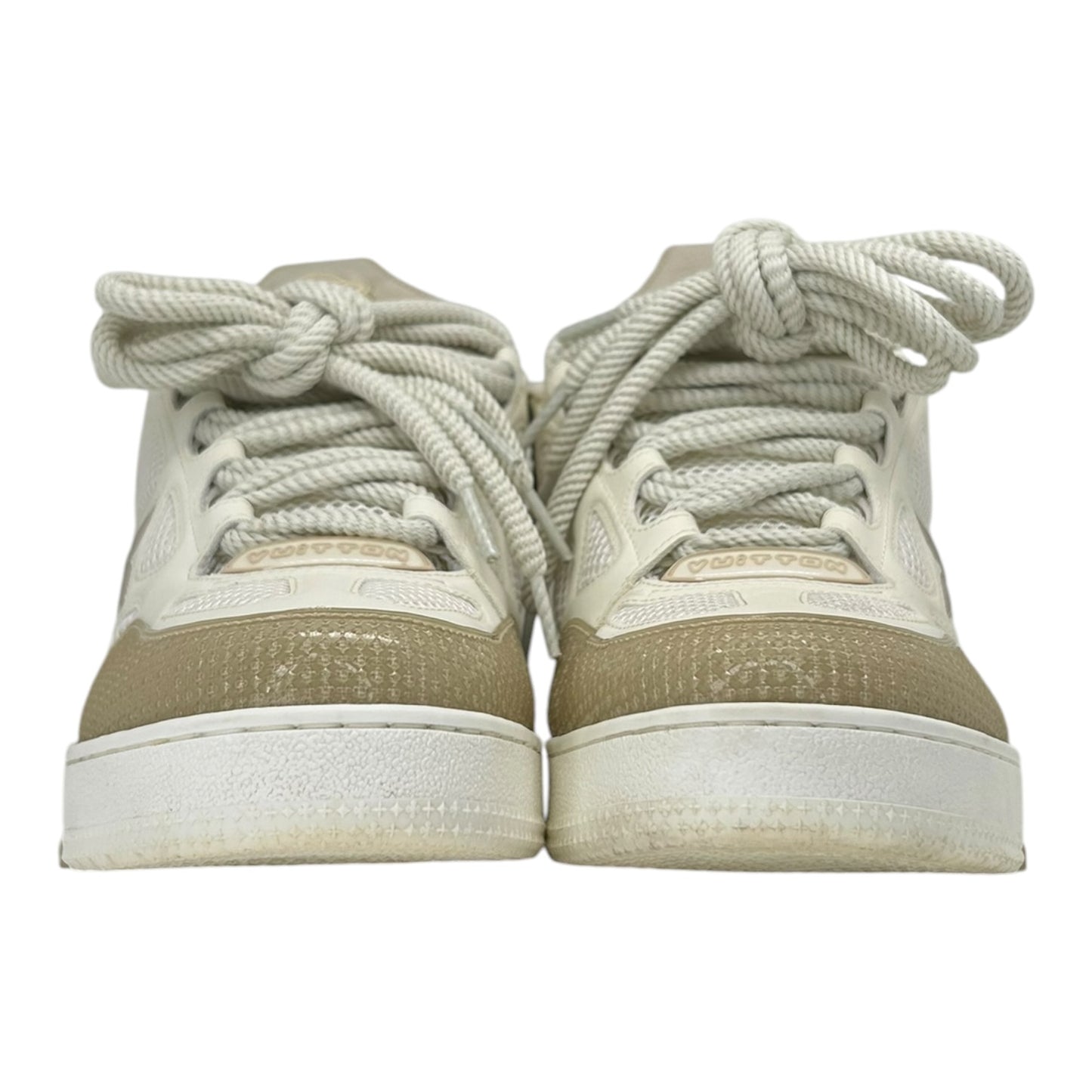 PREOWNED LOUIS VUITTON SKATE SNEAKER BEIGE WHITE