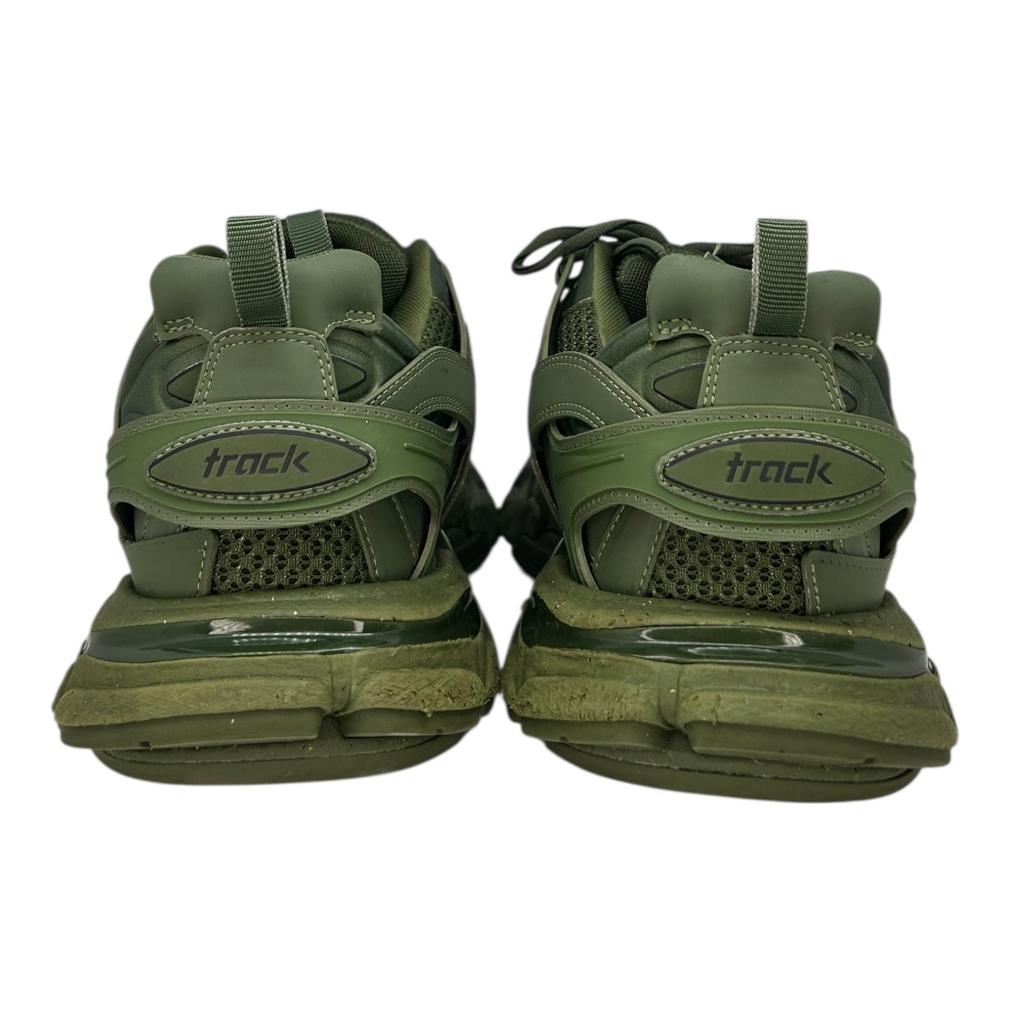 PREOWNED BALENCIAGA TRACK RUNNER OLIVE GREEN