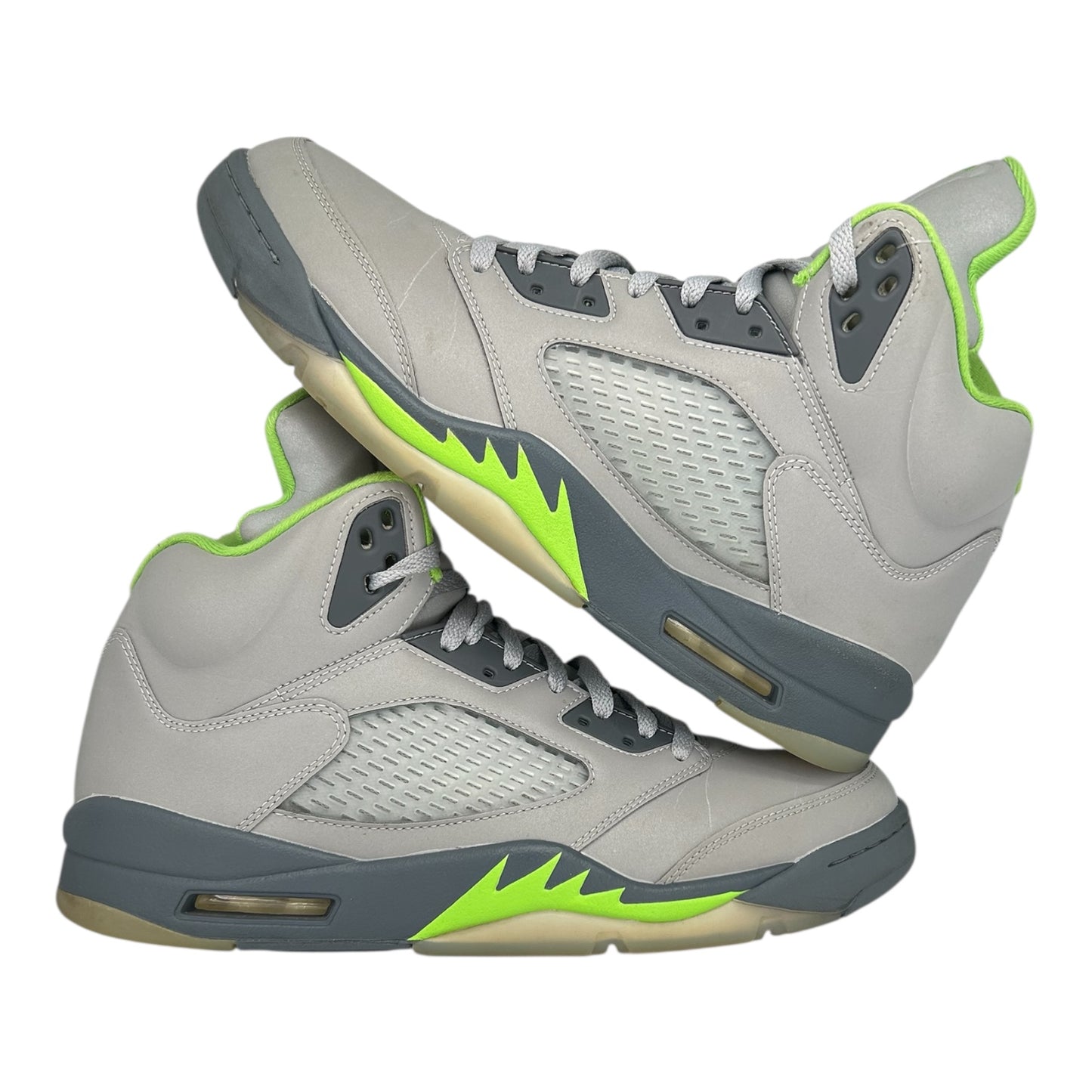 PREOWNED JORDAN 5 GREEN BEAN