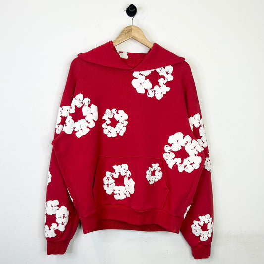 DENIM TEARS RED HOODIE