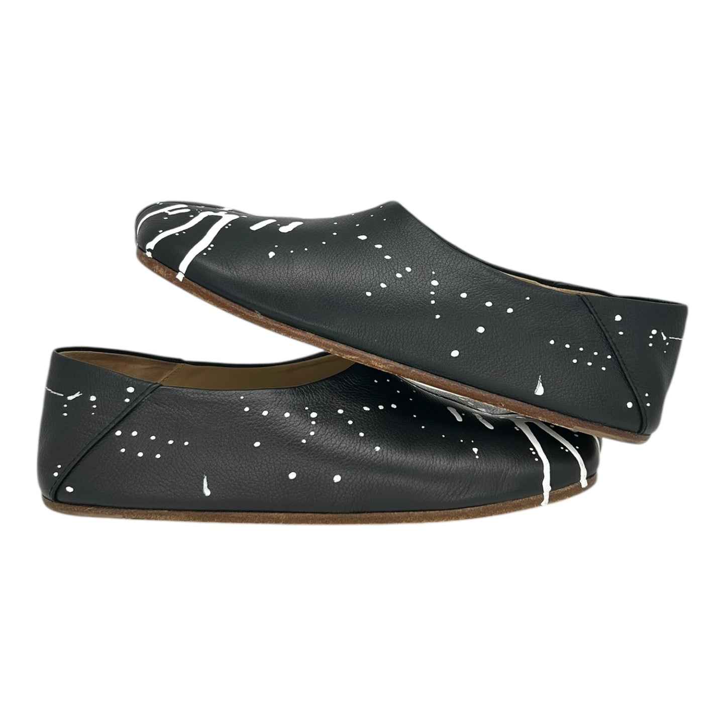 PREOWNED MAISON MARGIELA PAINT PLATTER BLACK TABI