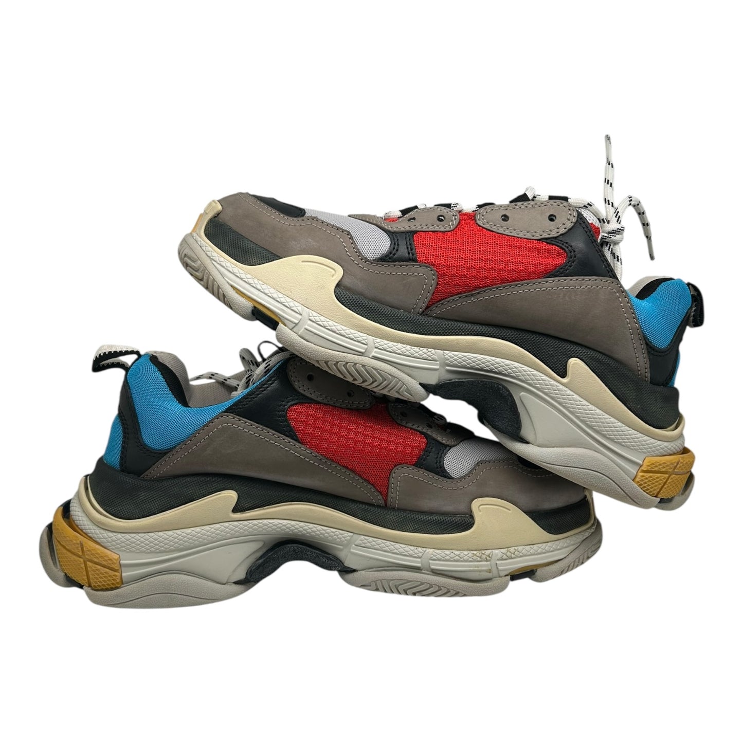PREOWNED BALENCIAGA TRIPLE S SPLIT SNEAKERS