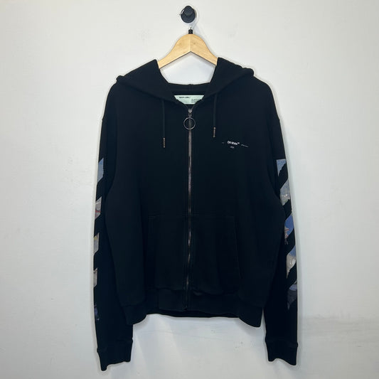 OFF WHITE SS19 IMPRESSIONISM MONET ARROW ZIP-UP
