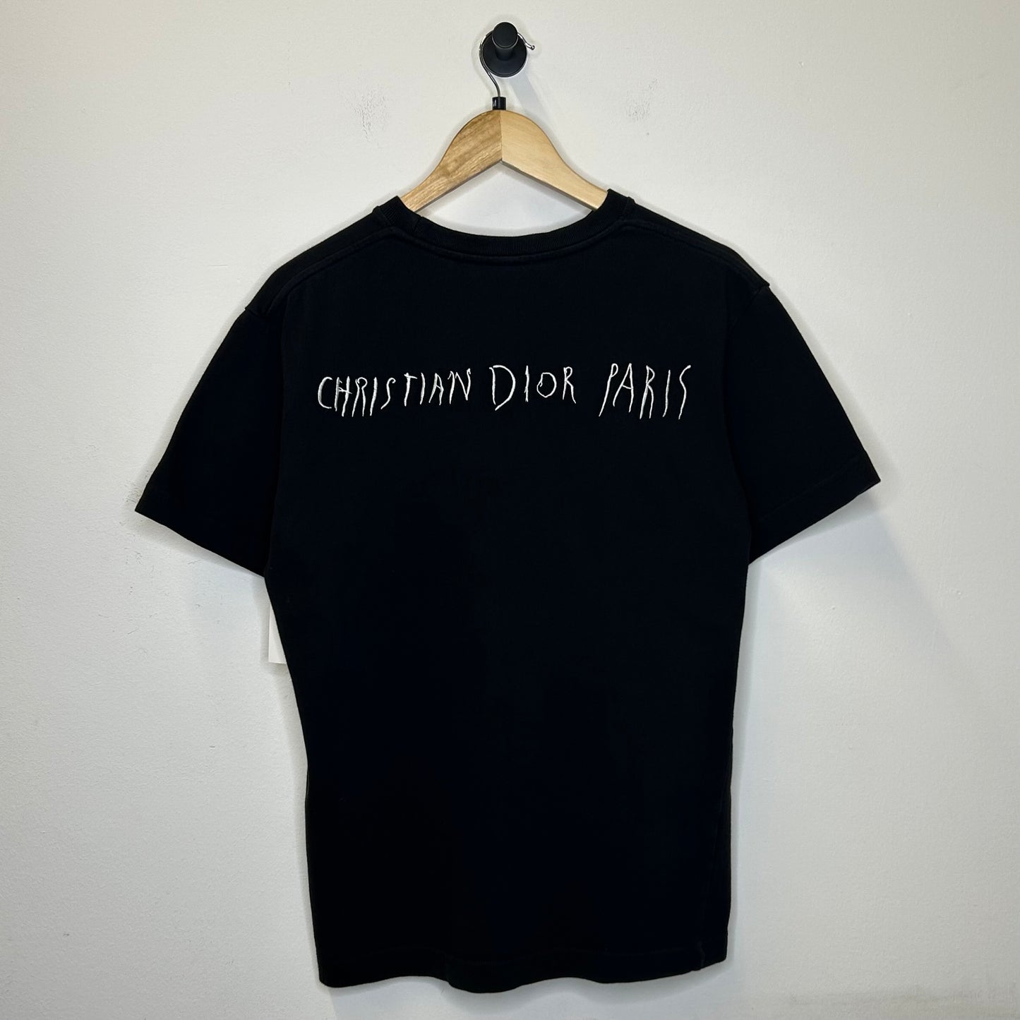 DIOR CHEST LOGO BLACK TEE