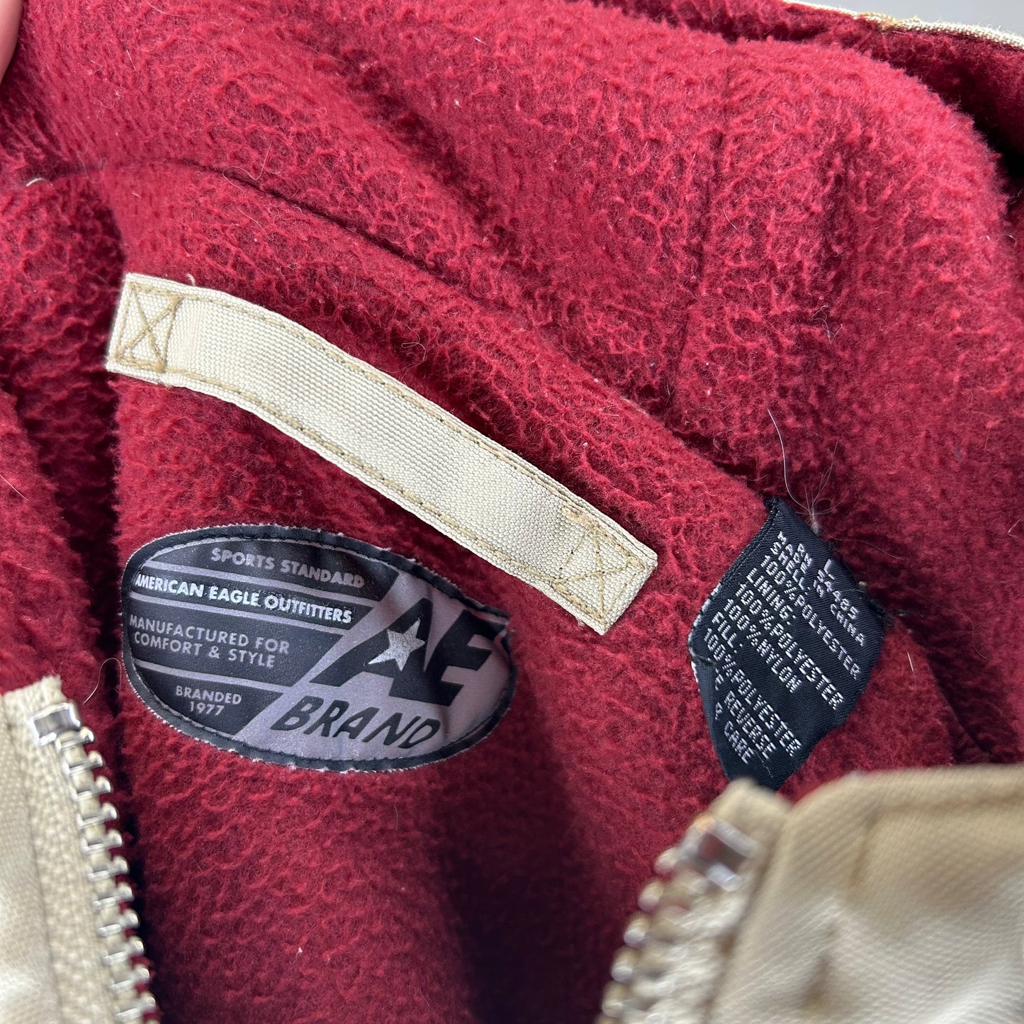 AMERICAN EAGLE TAN HEAVY DUTY JACKET