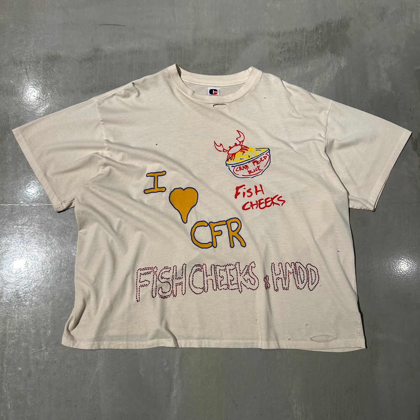 HMDD CHIM ATHLETIC FISH CHEEKS T SHIRT
