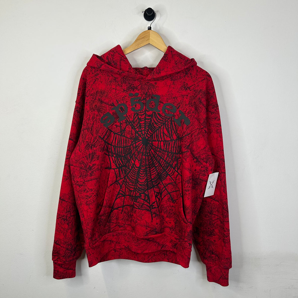 SP5DER OG TREE CAMO HOODIE RED
