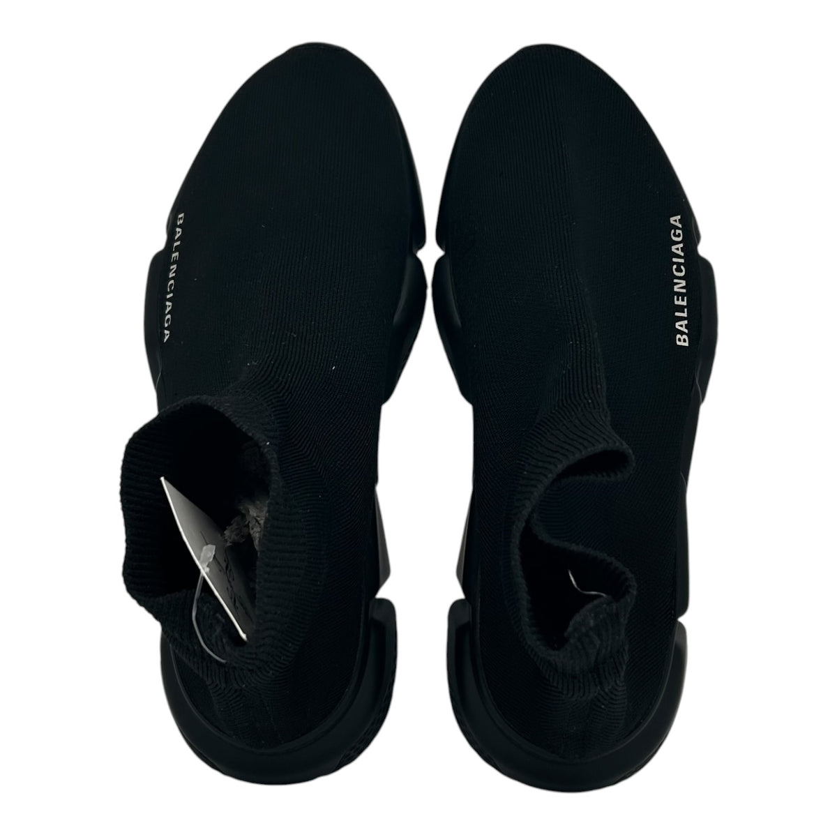 PREOWNED BALENCIAGA SPEED TRAINER BLACK/BLACK