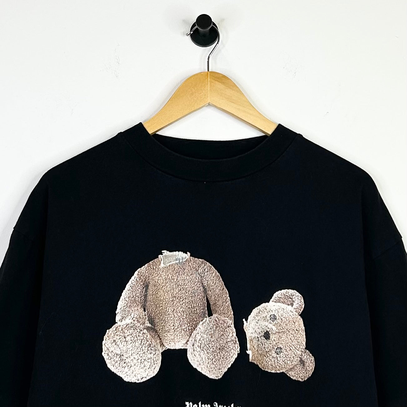 PALM ANGELS TEDDY BEAR HEAD TEE