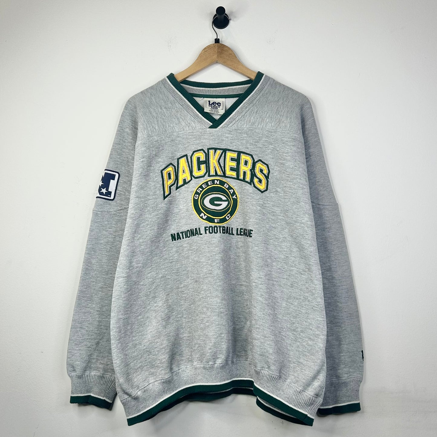 PACKERS EMBROIDERED OUTLINE LOGO CREW