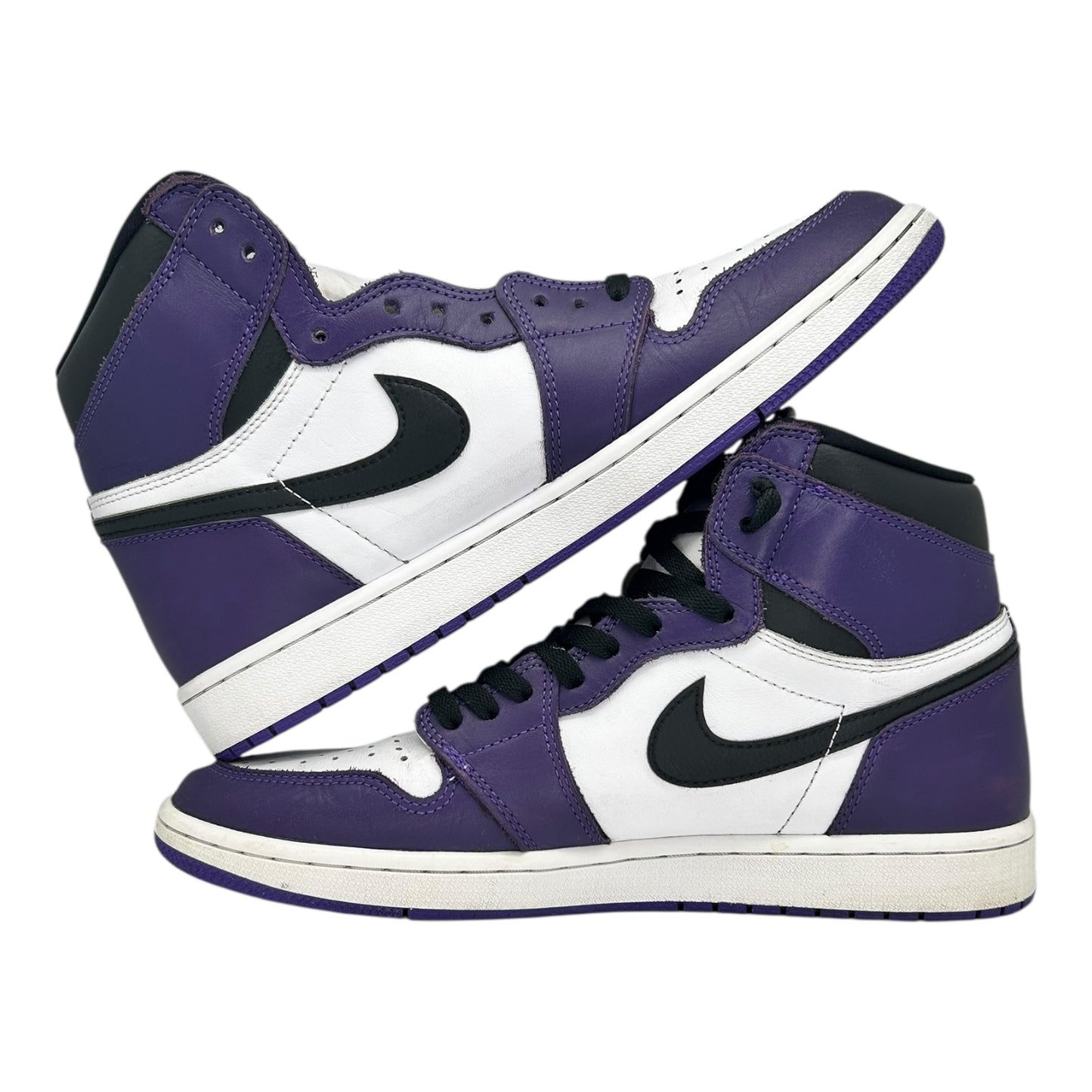 PREOWNED JORDAN 1 HIGH COURT PURPLE WHITE