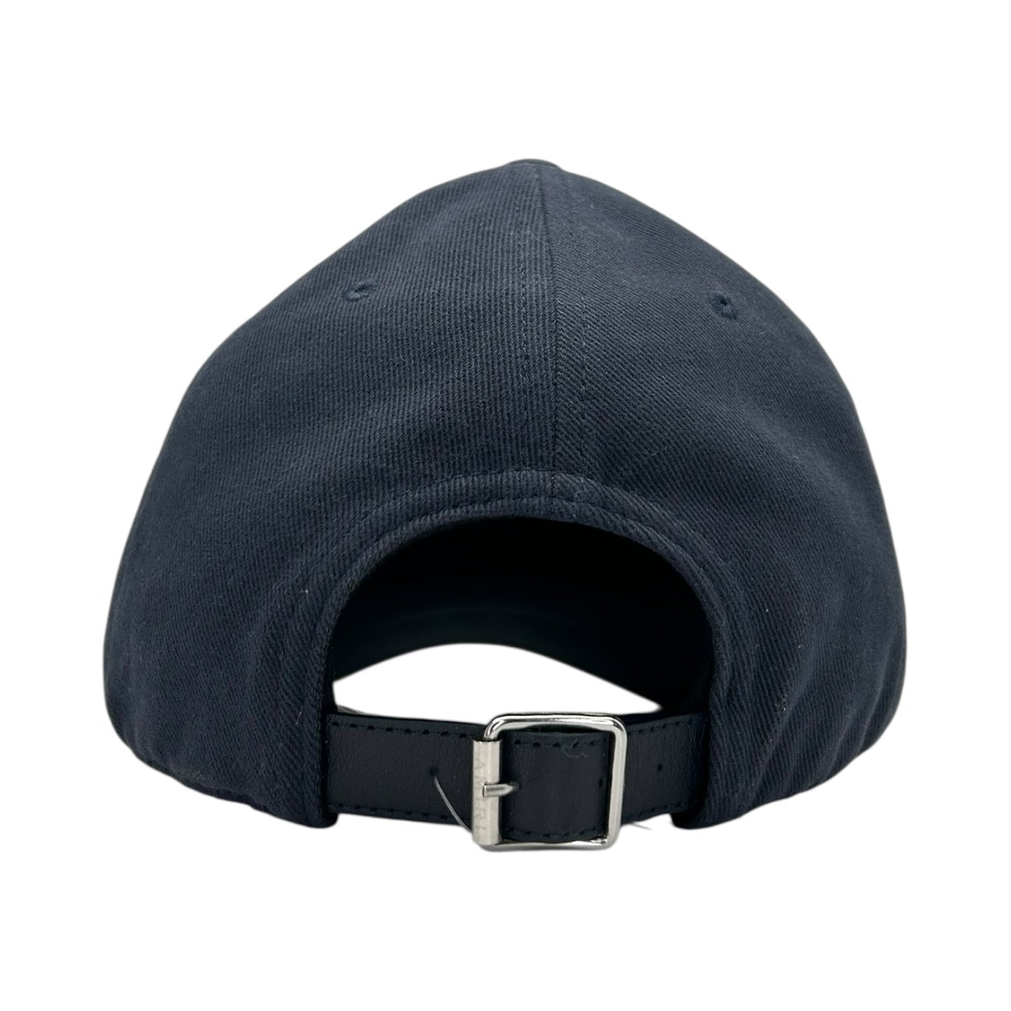 AMIRI CANVAS NAVY EMBROIDERED LOGO BASEBALL CAP