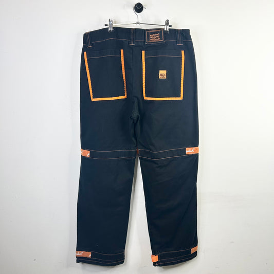 GIRBAUD BLACK ORANGE STRAP CUSIVE DENIM