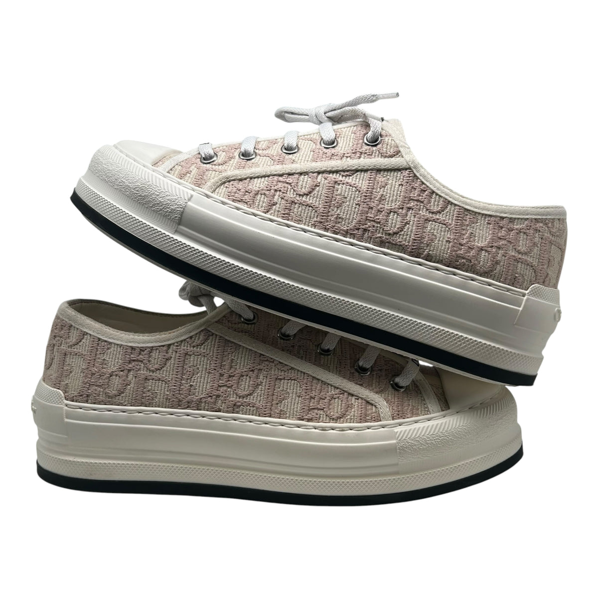 WALK'NDIOR PLATFORM SNEAKERS NUDE DIOR OBLIQUE