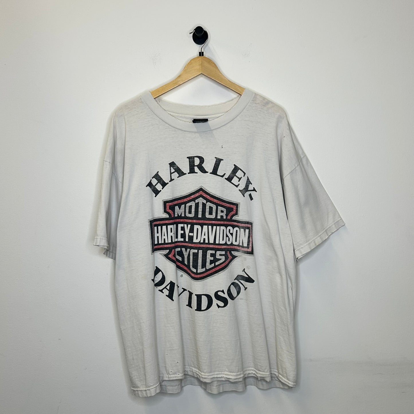 1998 HARLEY DAVIDSON CLASSIC LOGO DISTRESSED TEE
