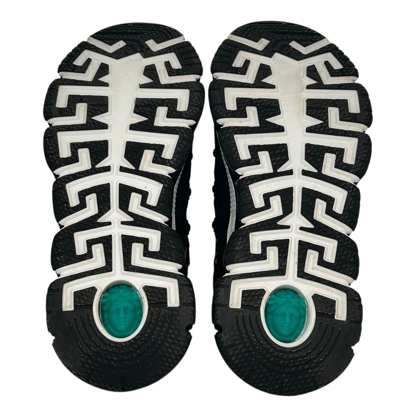 PREOWNED VERSACE TRIGRECA BAROCCO TRAINER