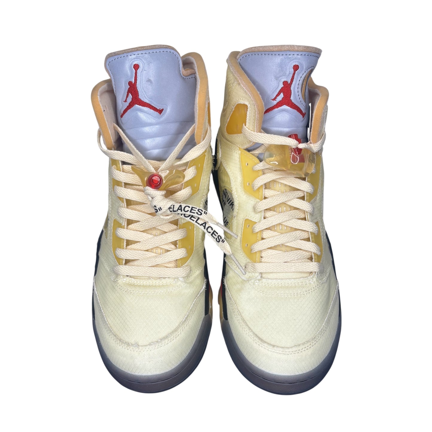 PREOWNED JORDAN 5 OFF WHITE SAIL