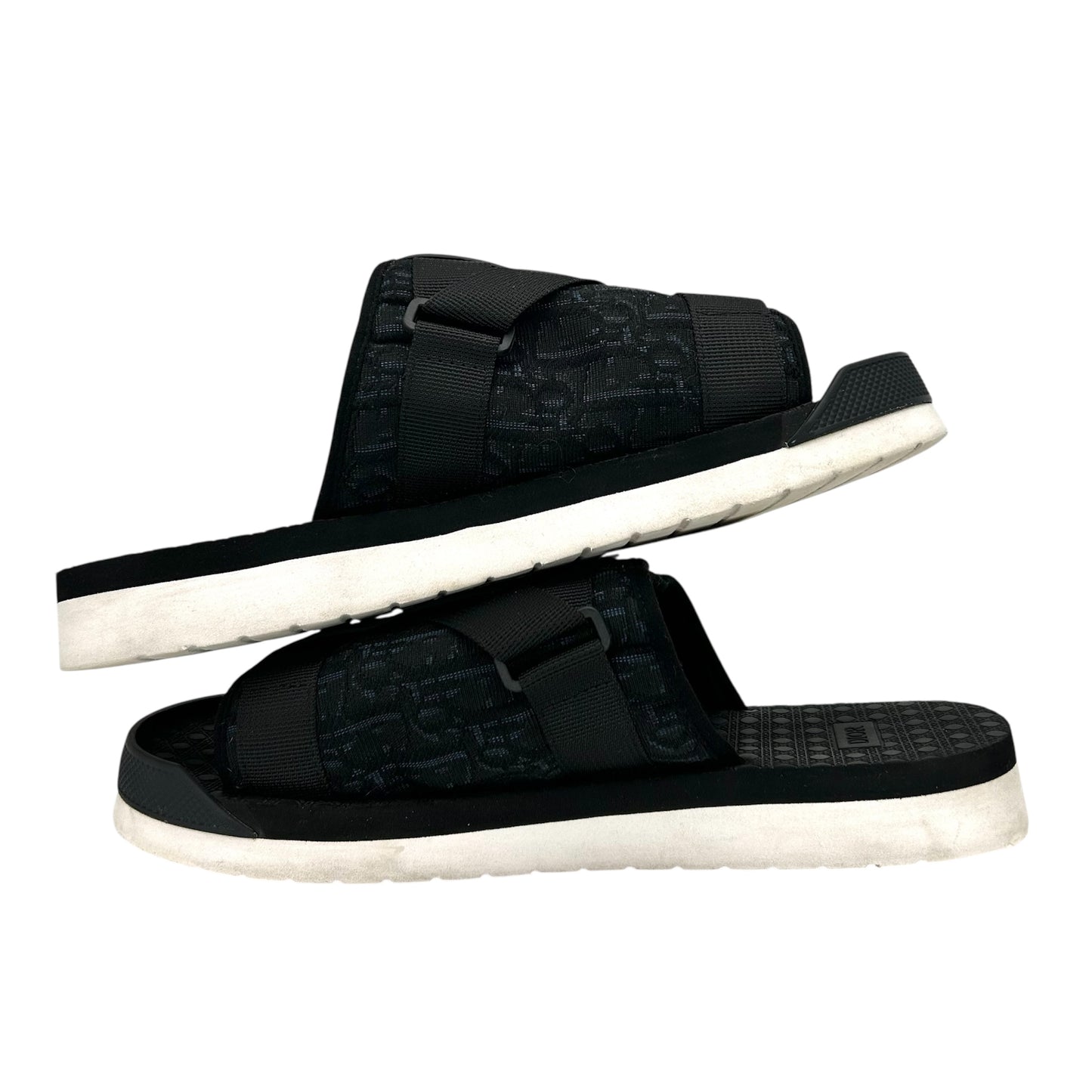 PREOWNED DIOR ALPHA SANDAL BLACK