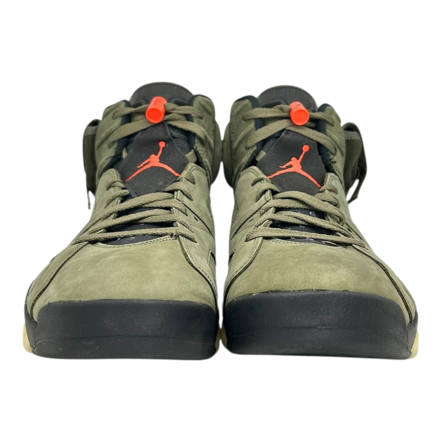 PREOWNED TRAVIS SCOTT X JORDAN 6 OLIVE