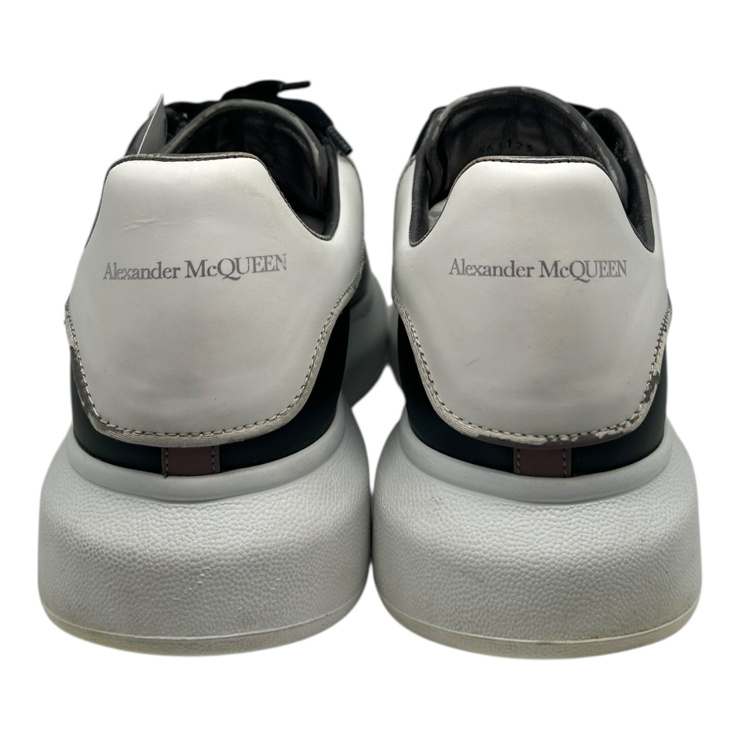 ALEXANDER MCQUEEN BLACK WHITE REFLECTIVE