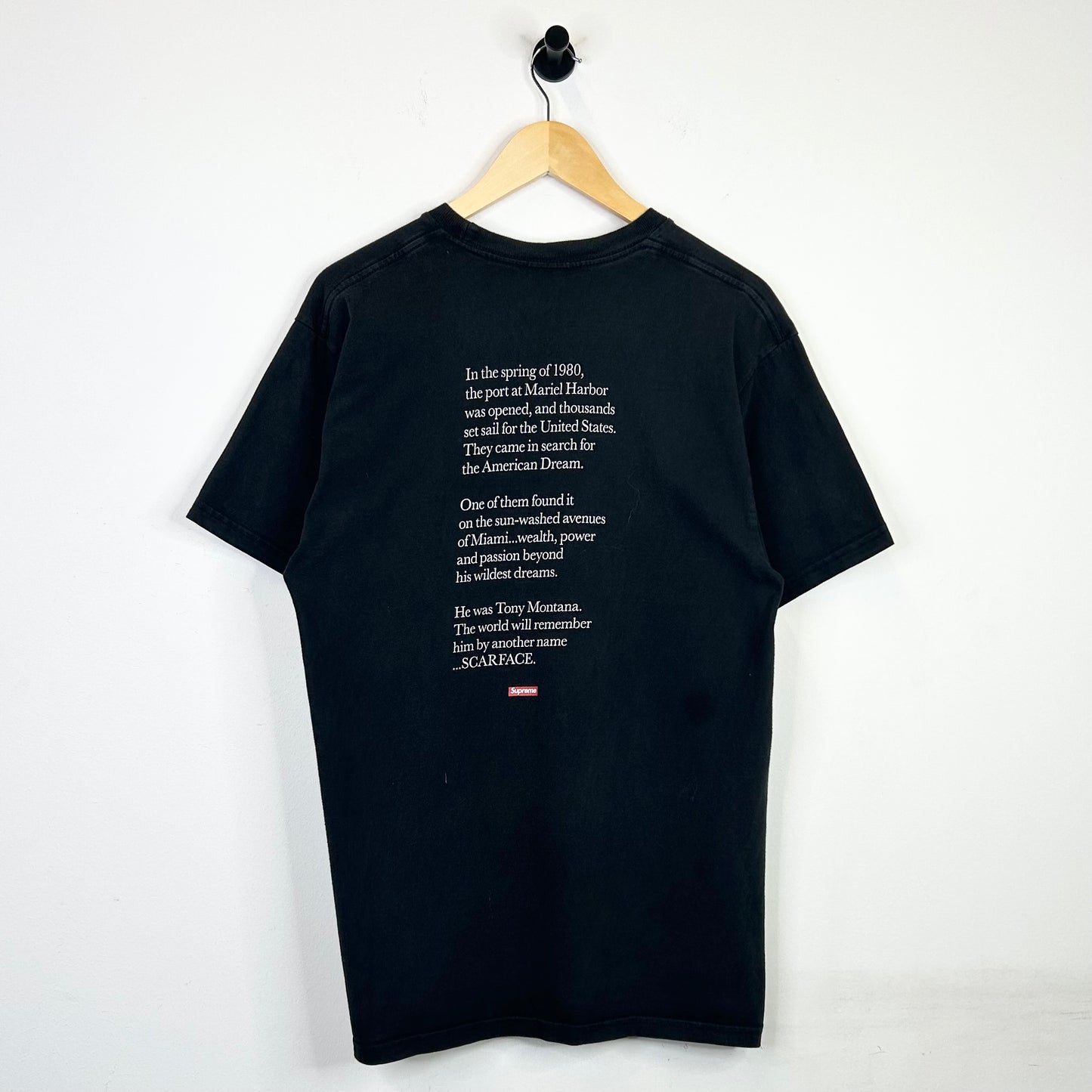 SUPREME TONY MONTANA PHONE CALL TEE