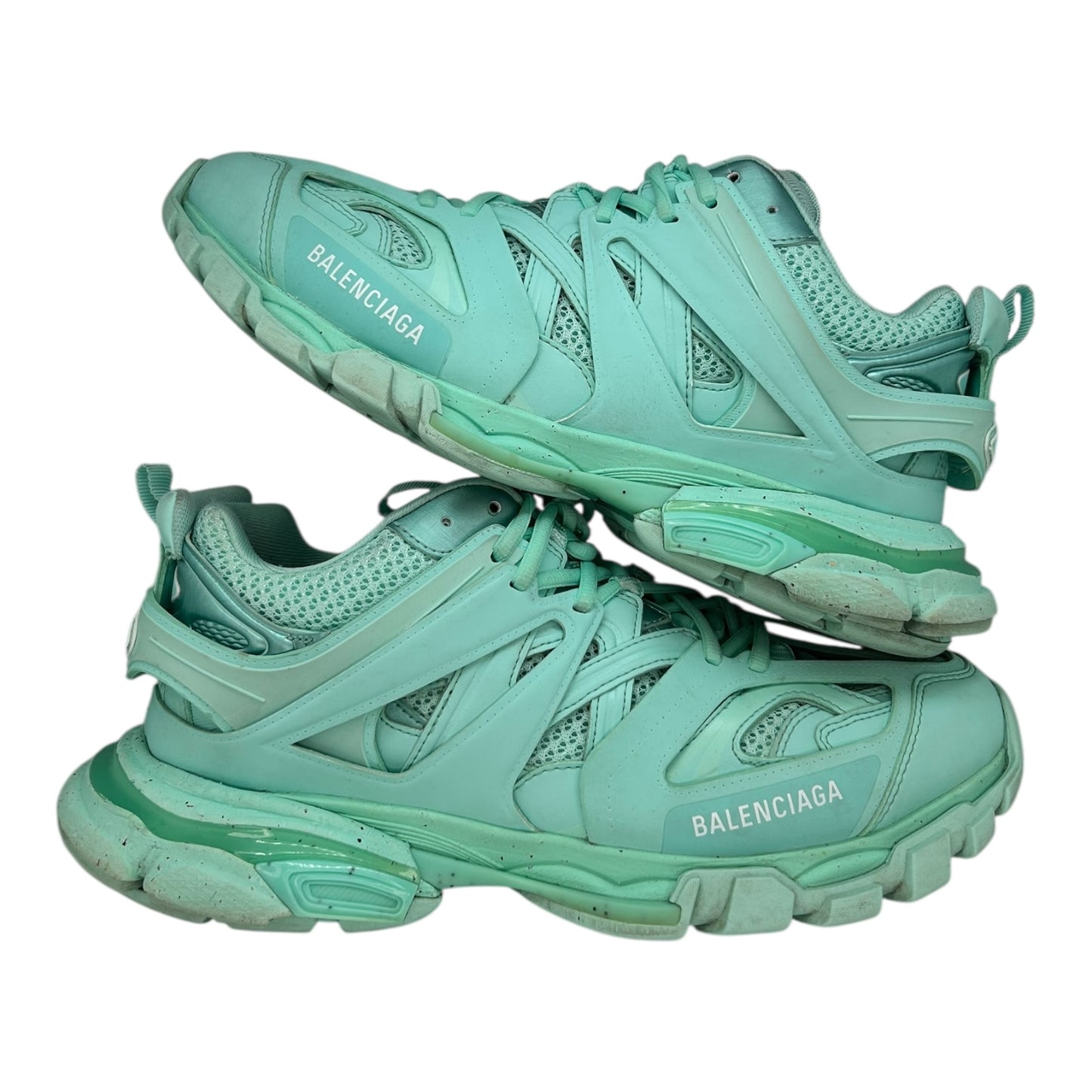 PREOWNED BALENCIAGA TRACK RECYCLED MINT