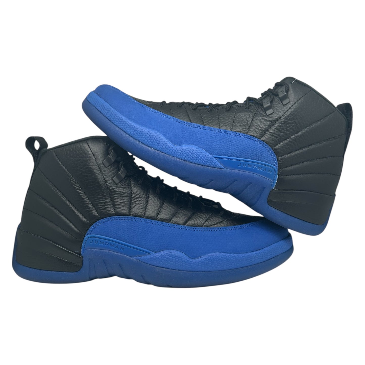PREOWNED JORDAN 12 RETRO BLACK GAME ROYAL SZ12