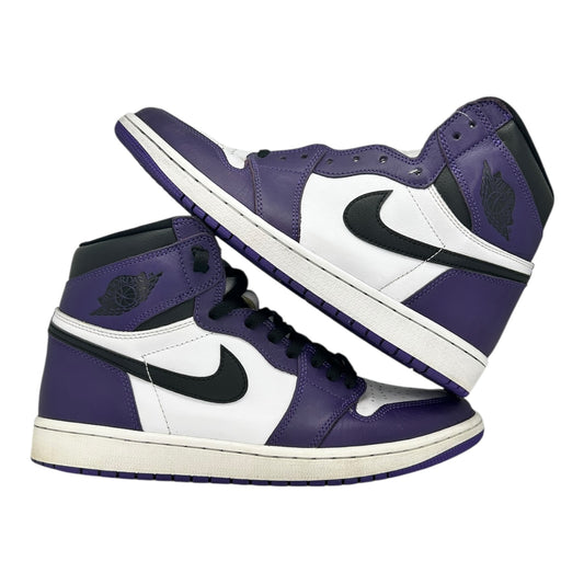 PREOWNED JORDAN 1 HIGH COURT PURPLE WHITE