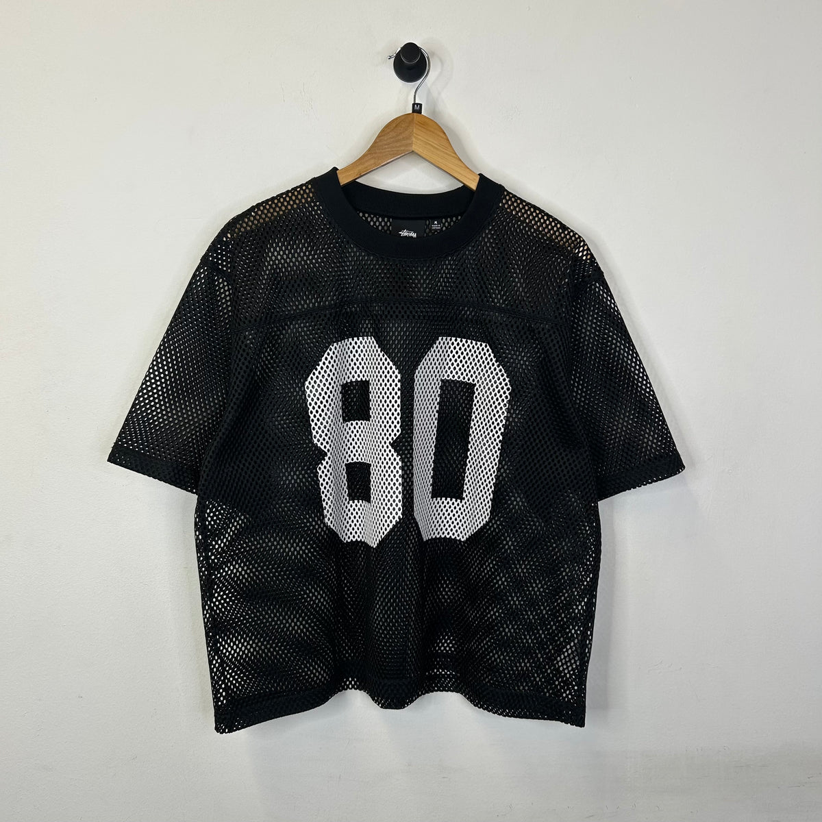STUSSY TEAM 80 BLACK JERSEY