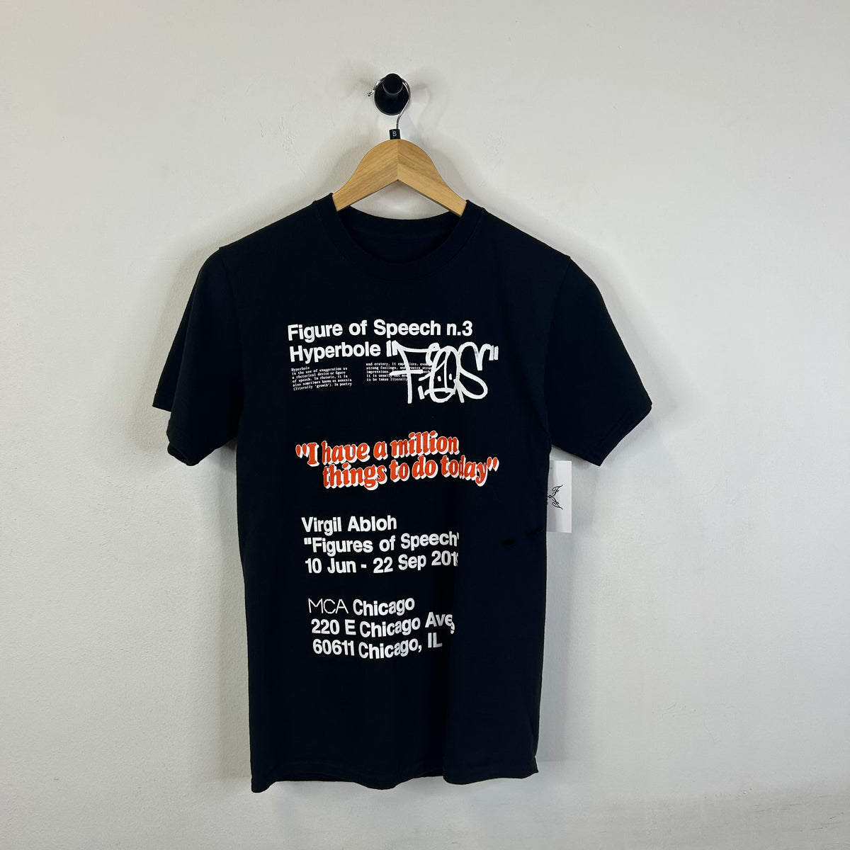 VIRGAIL ABLOH X MCA "FIGURES OF SPEECH" (FOS) "MILLION THINGS"