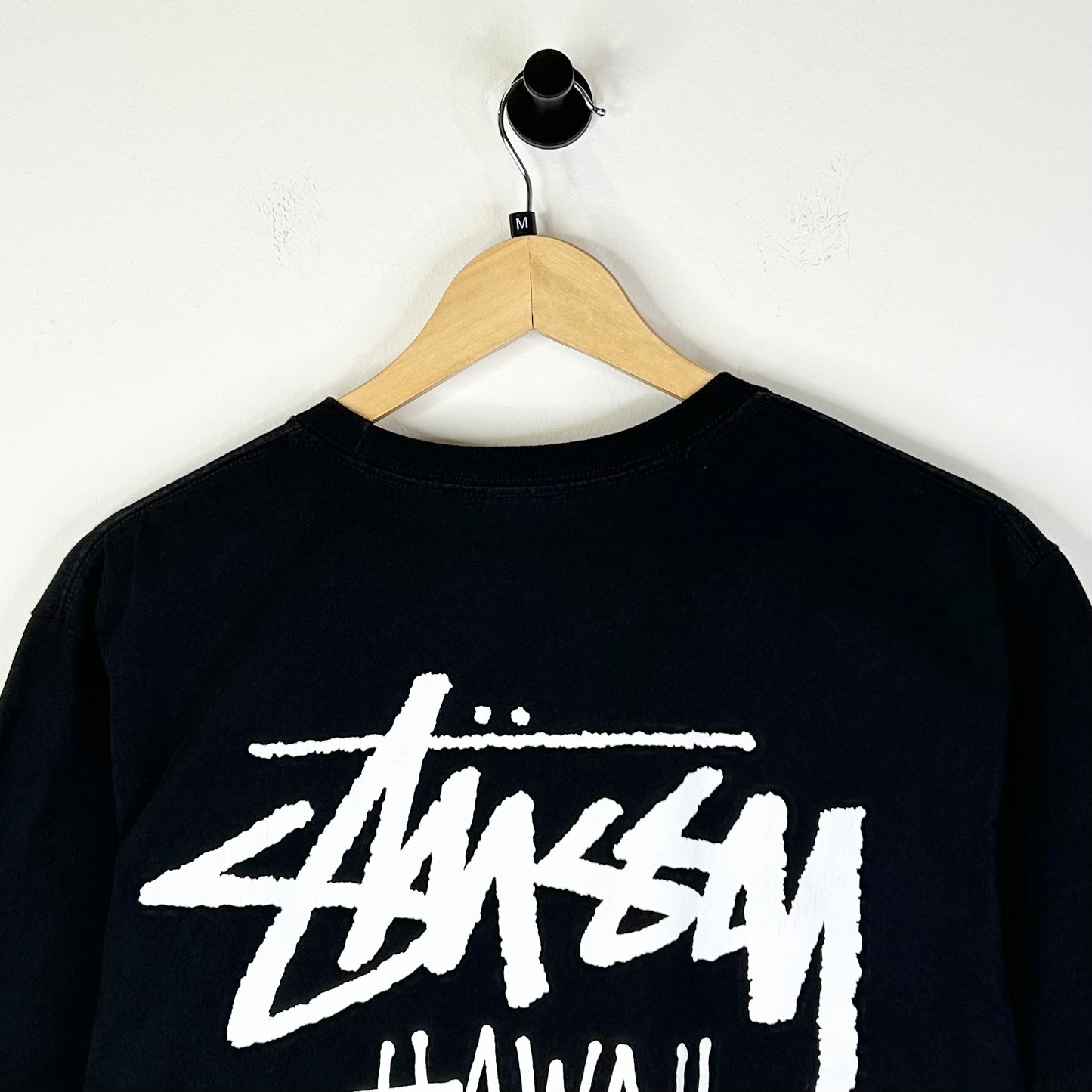 STUSSY HAWAII TEE BLACK