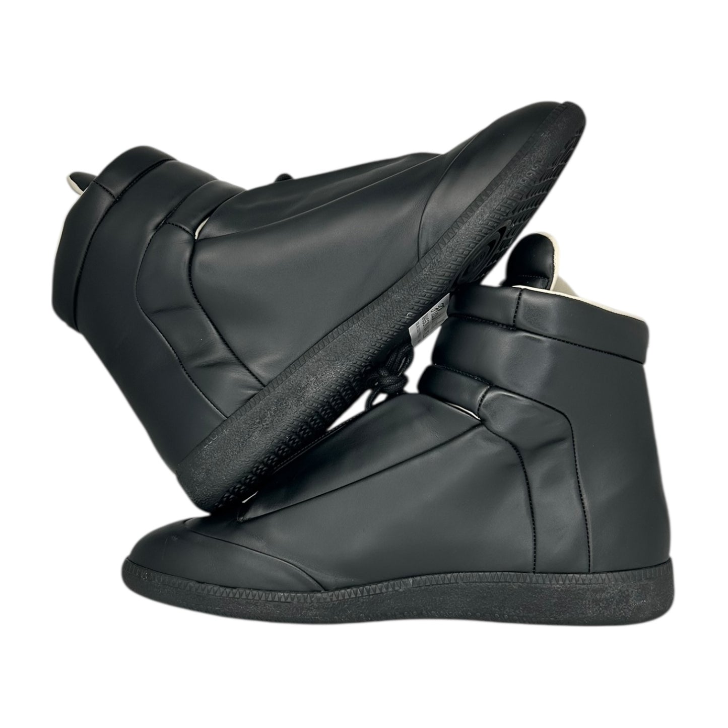 PREOWNED MAISON MARGIELA FUTURE BLACK LEATHER