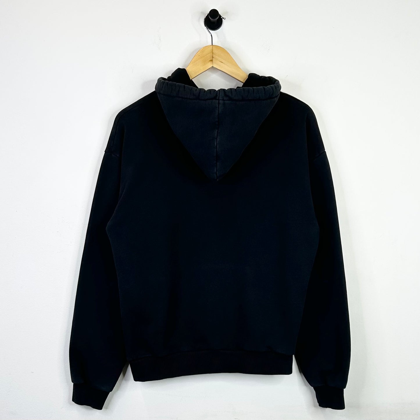 CELINE SPELLOUT LOGO BLACK HOODIE