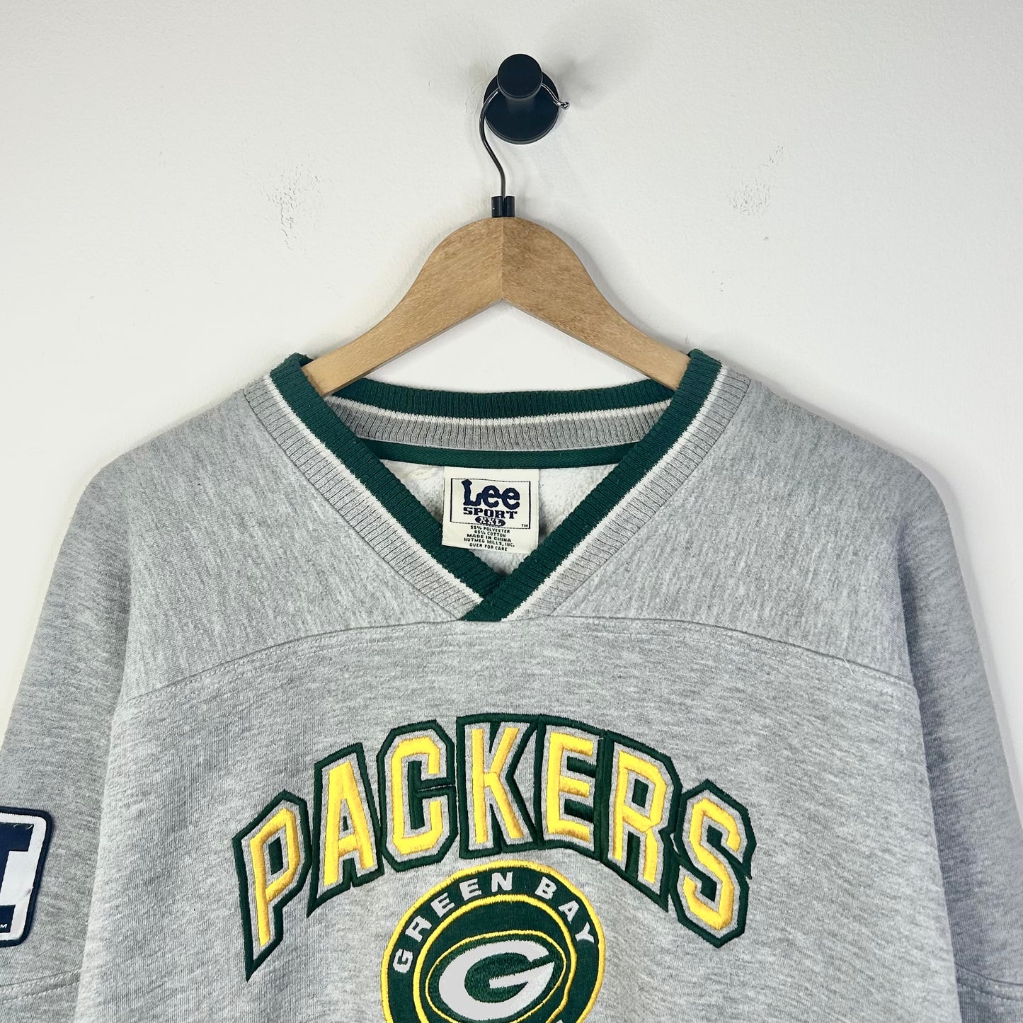 PACKERS EMBROIDERED OUTLINE LOGO CREW