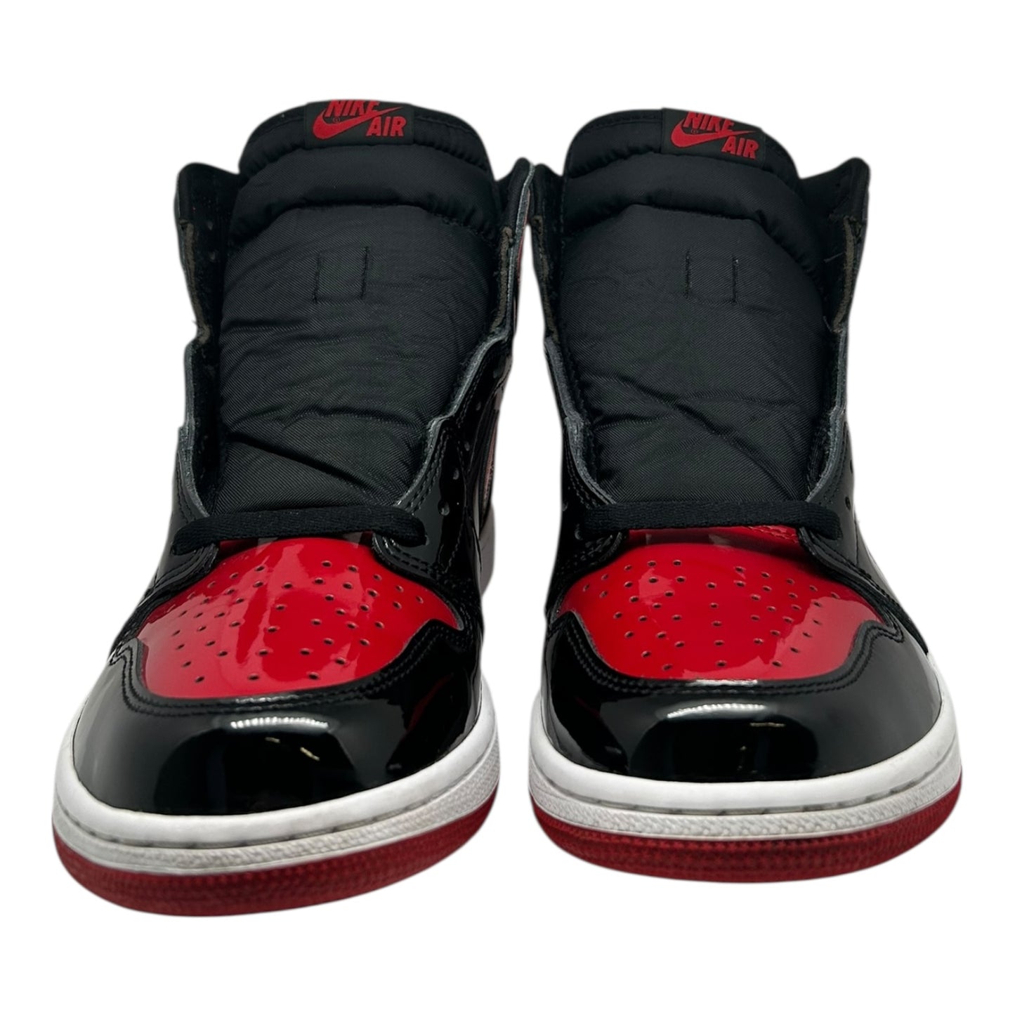 PREOWNED JORDAN 1 HIGH PATENT BRED SZ 11