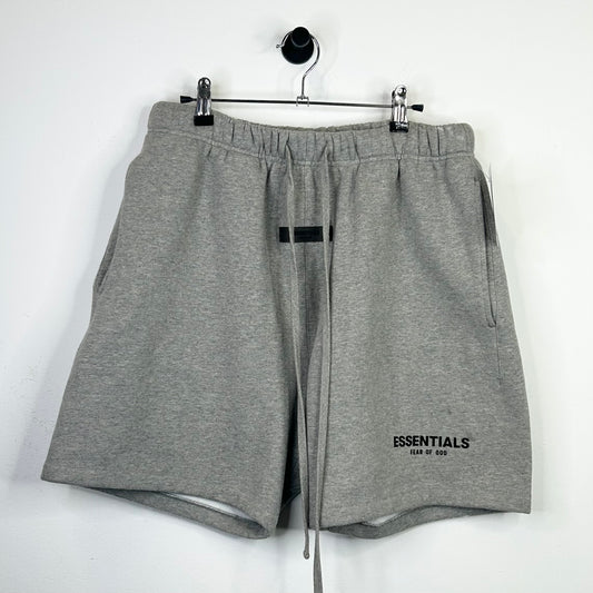 ESSENTIALS GREY SHORTS