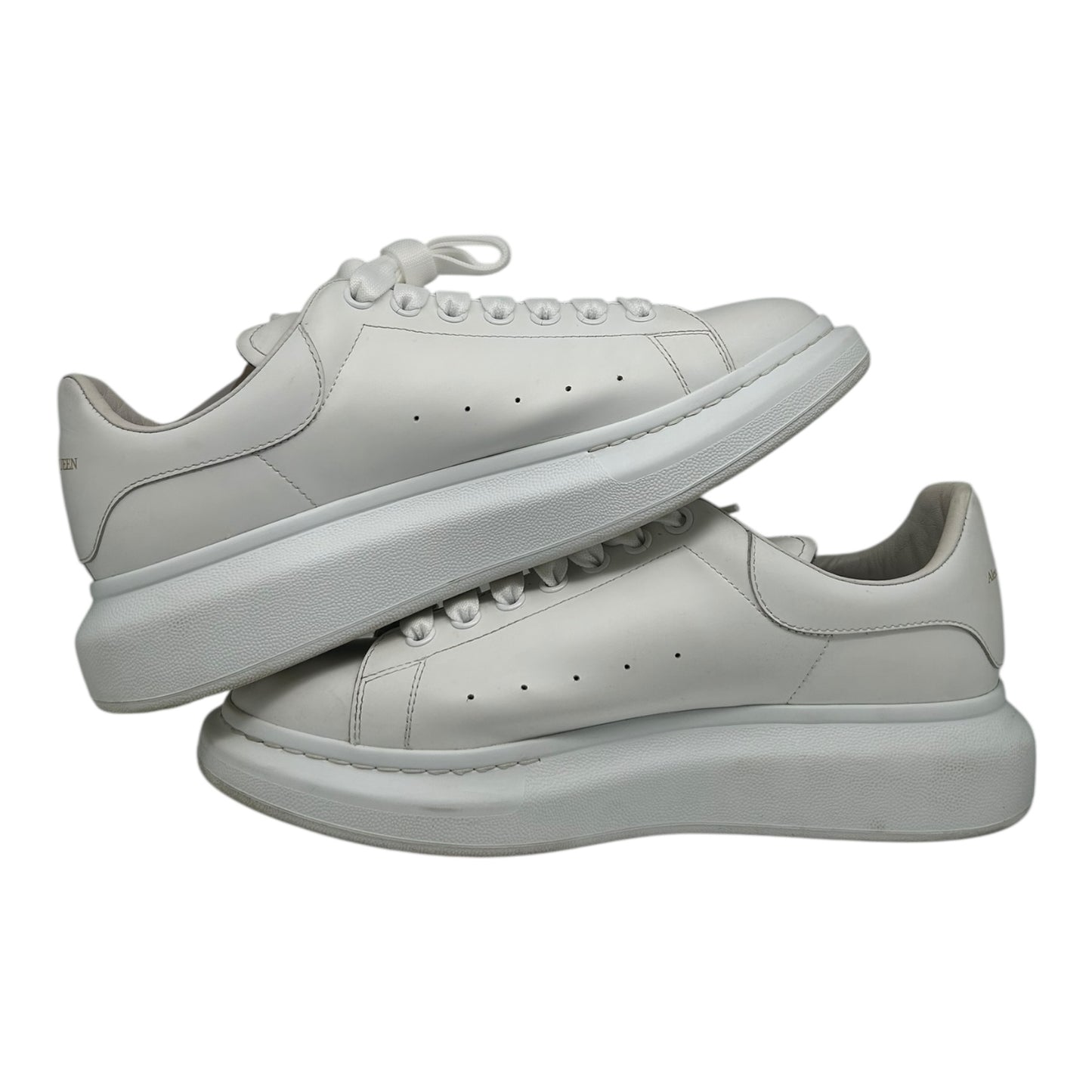 PREOWNED ALEXANDER MCQUEEN TRIPLE WHITE