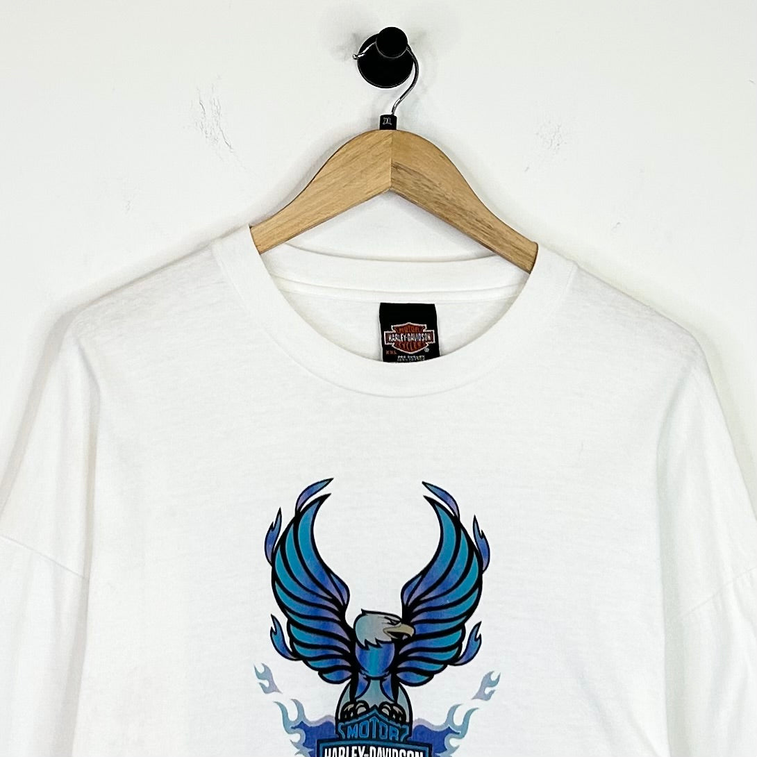 HARLEY DAVIDSON BLUE FLAME PHOENIX LONGSLEEVE