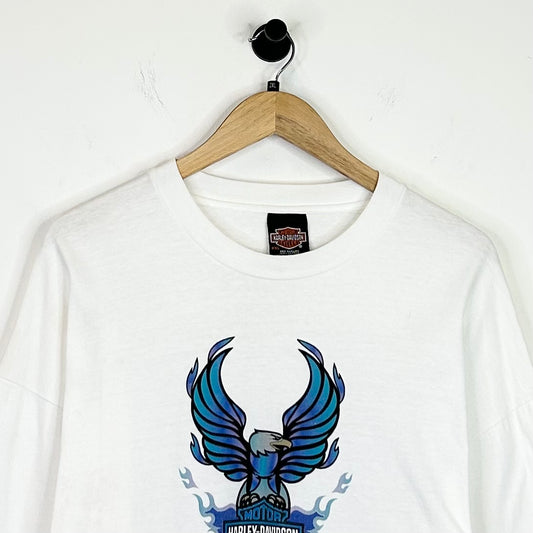 HARLEY DAVIDSON BLUE FLAME PHOENIX LONGSLEEVE
