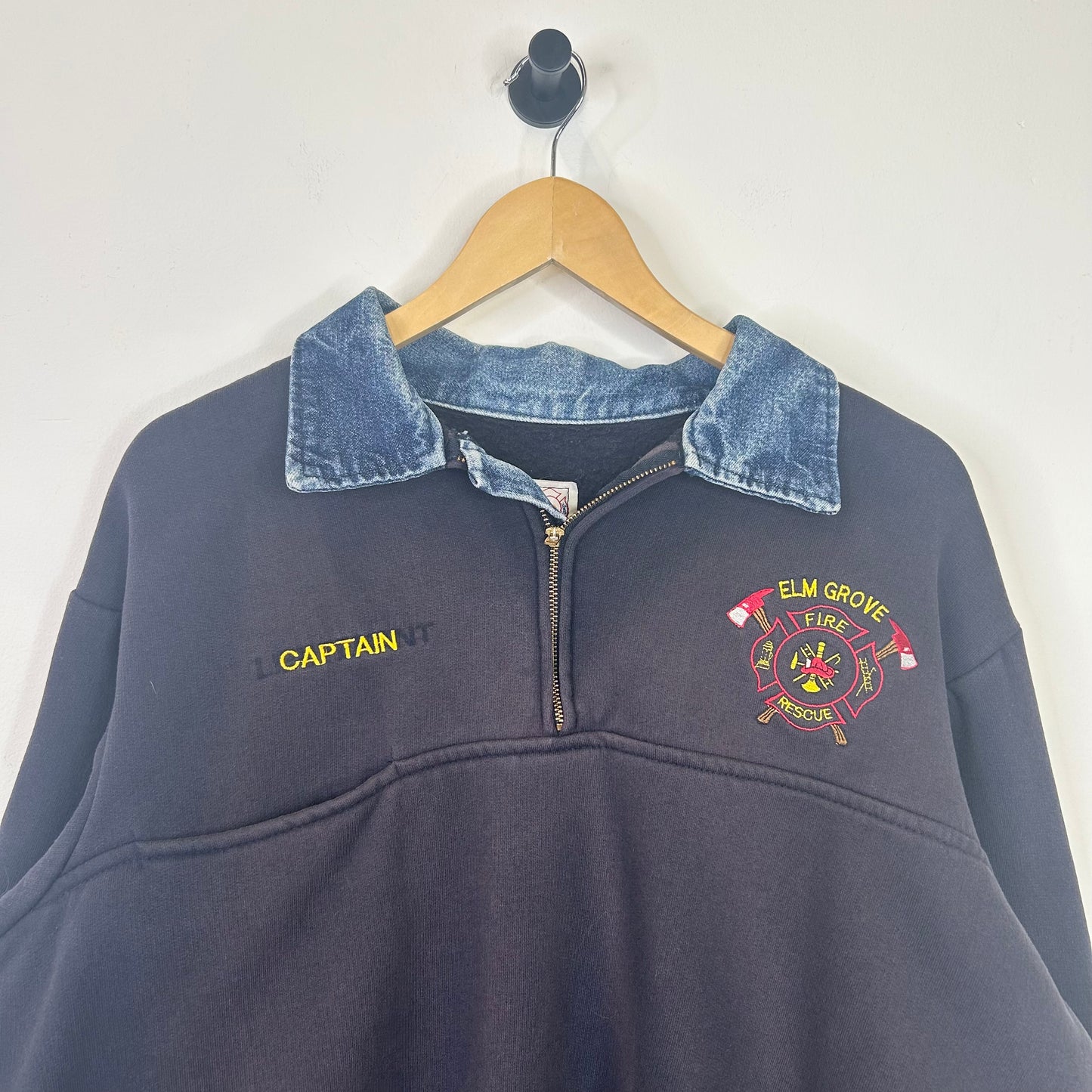 ELM GROVE FIRE DEPT. CAPTAIN QUARTER ZIP