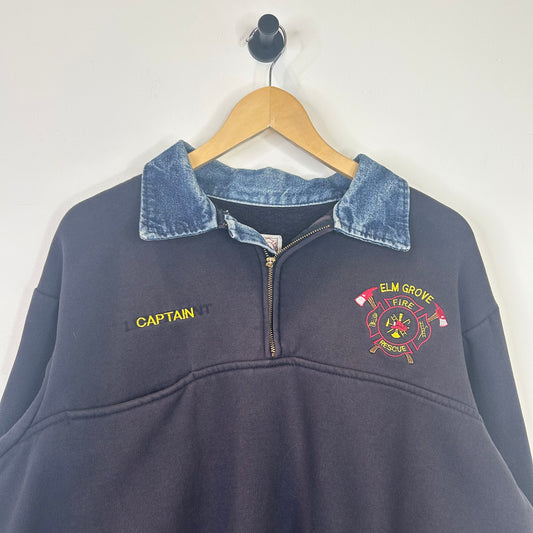 ELM GROVE FIRE DEPT. CAPTAIN QUARTER ZIP