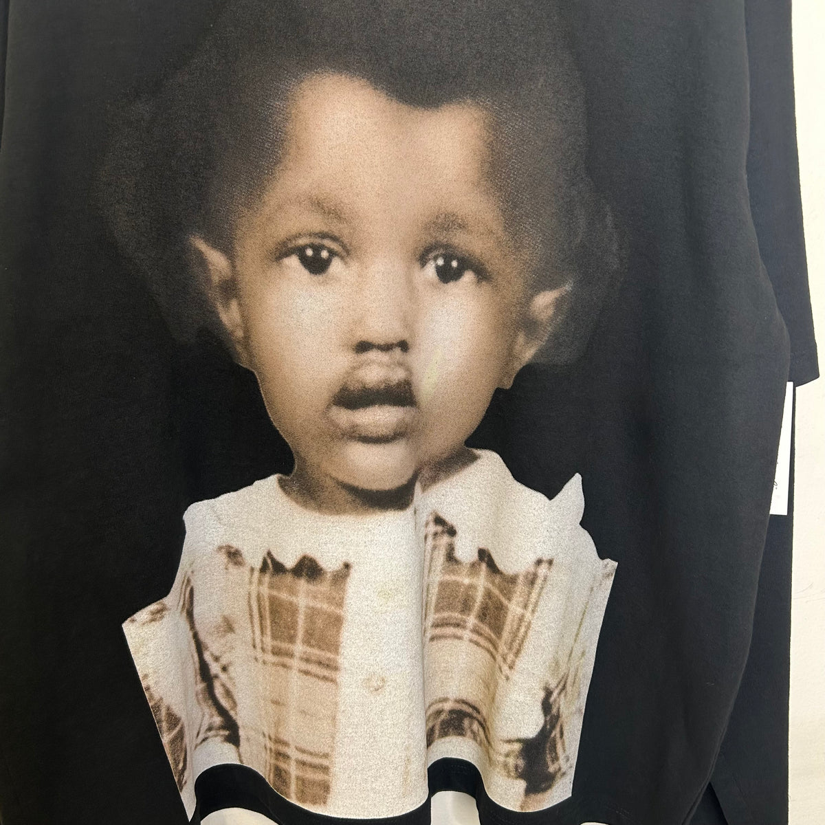 KANYE WEST DONDA CHICAGO LISTENING EVENT LAYERED T-SHIRT BLACK
