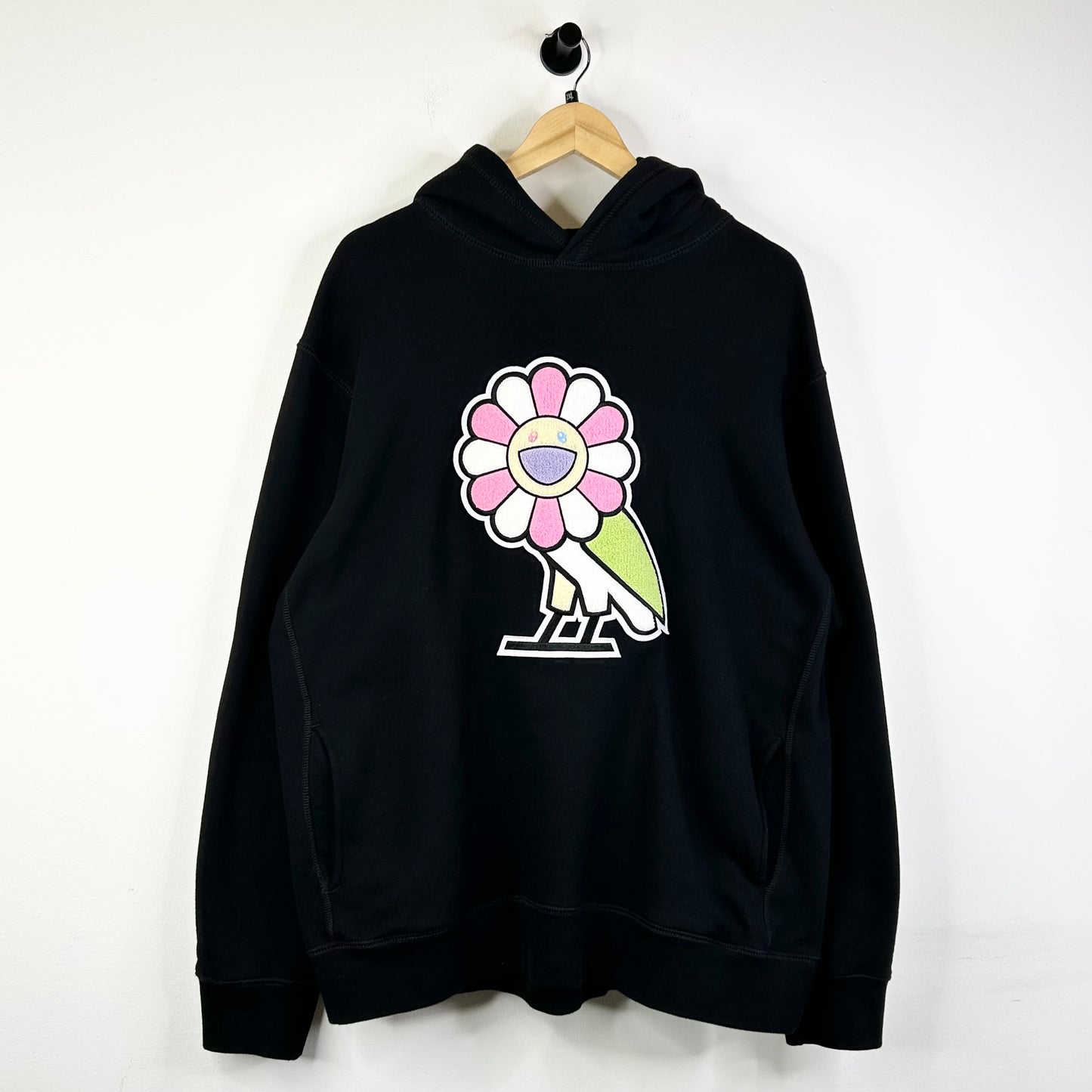 TAKASHI MURAKAMI X OVO FLOWER OWL HOODIE