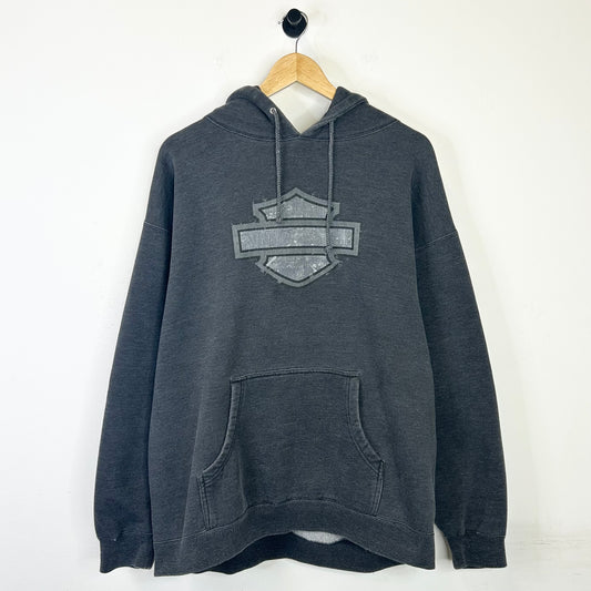 HARLEY DAVIDSON MANITOWOC GREY LOGO HOODIE