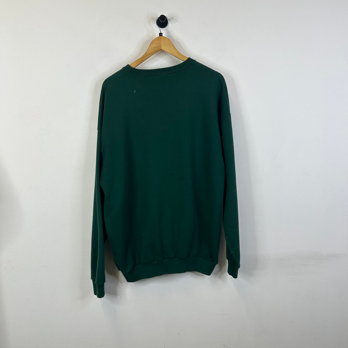 VINTAGE 1997 SANTEE GREEN BAY PACKERS SUPREME BOWL XXXI CHAMPIONS CROWN & RING GRAPHIC CREWNECK SWEATSHIRT
